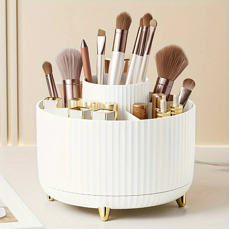 Soporte Rotatorio para Brochas de Cosméticos
