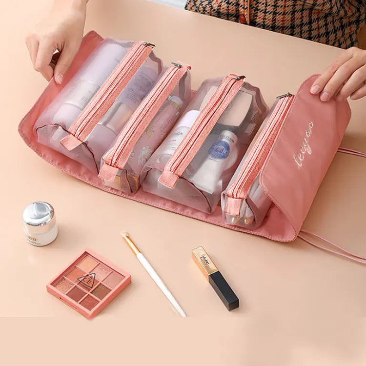 Bolsa de Almacenamiento Cosmético Portátil de Gran Capacidad Mejorada