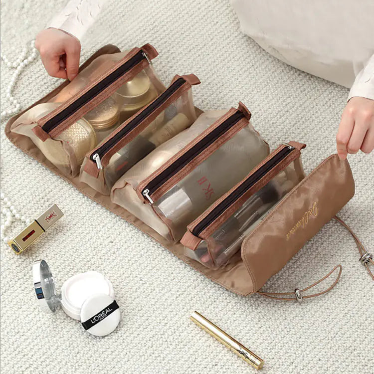 Bolsa de Almacenamiento Cosmético Portátil de Gran Capacidad Mejorada