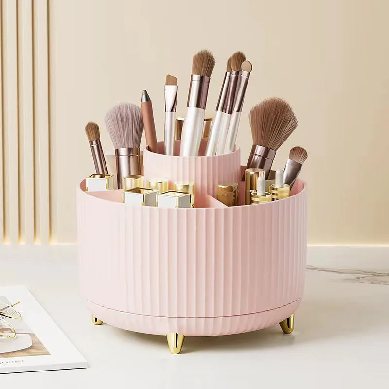 Soporte Rotatorio para Brochas de Cosméticos