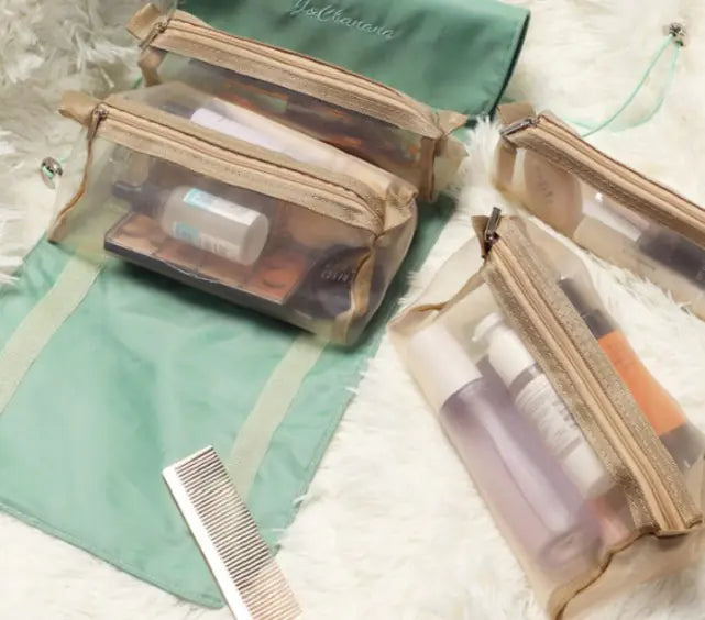 Bolsa de Almacenamiento Cosmético Portátil de Gran Capacidad Mejorada