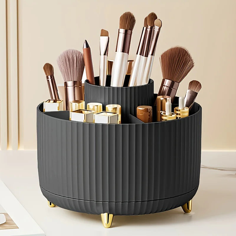 Soporte Rotatorio para Brochas de Cosméticos